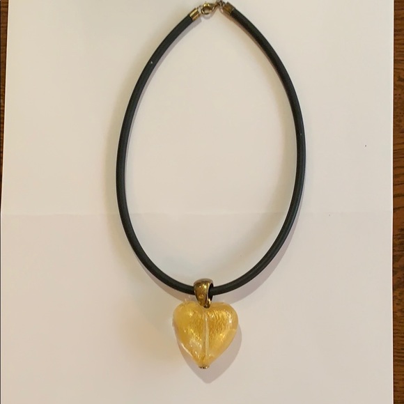 Real Venice Moreno glass heart necklace - Picture 1 of 1